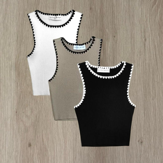 Tank Top Crochet Details